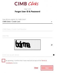 Cimb Click Log In √ Lupa User ID dan Password CIMB Clicks Online