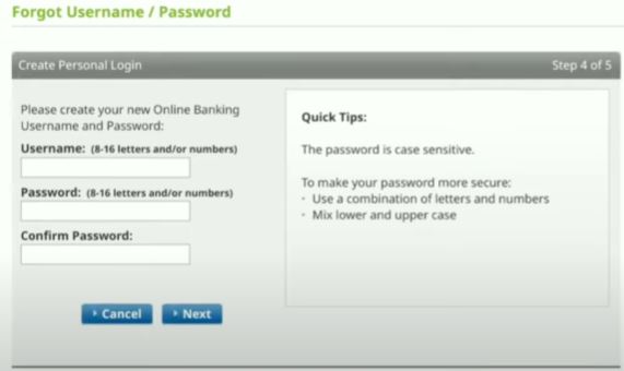Forgot Password dan Username Standard Chartered