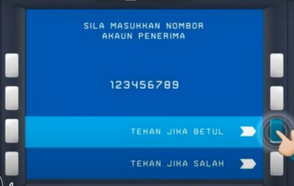 Nombor akaun penerima BSN
