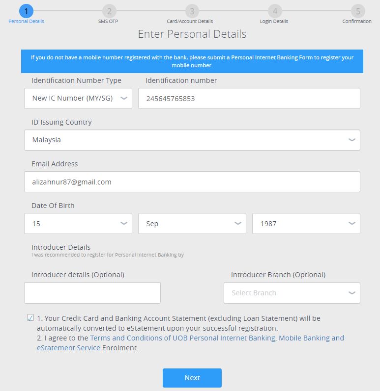 Maklumat Forgot Password
