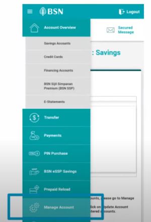 Manage Acccount