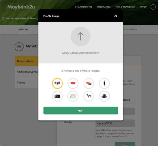 Upload your Select