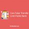 Cara Tukar Transfer Limit Public Bank