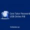 Cara Tukar Password UOB Online